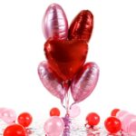 5 Globos Corazón