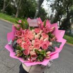 Ramo rosa pastel